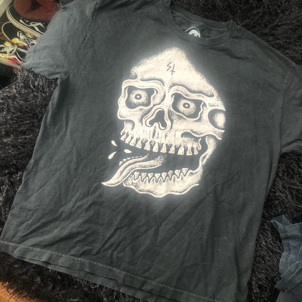 Zumiez sketchy tank t shirt skull
